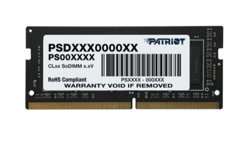 Patriot Pamięć do notebooka DDR4 Signature 8GB/2666 CL19 Patriot Pamięć do notebooka DDR4 Signature 8GB/2666 CL19