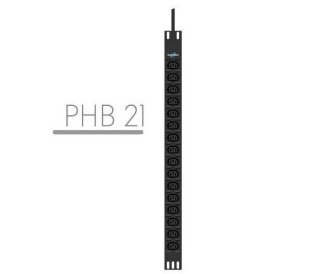 PowerWalker Listwa zasilająca rack pdu 19" 16a 16x iec c13 3m c20 montaż pionowy czarna
