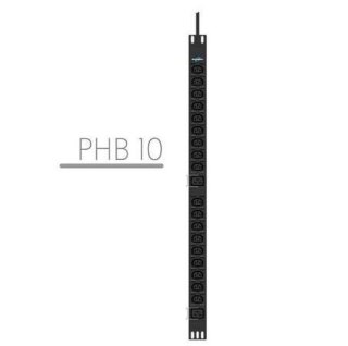 PowerWalker Listwa zasilająca rack pdu 19" 16a 18x iec c13 2x iec c19 3m IEC 309 pionowa czarna