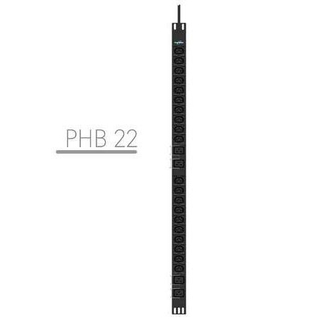 PowerWalker Listwa zasilająca rack pdu 19" 16a 20x iec c13 4x iec c19 3m IEC C20 pionowa czarna PowerWalker Listwa zasilająca rack pdu 19" 16a 20x iec c13 4x iec c19 3m IEC C20 pionowa czarna
