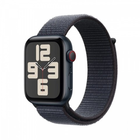 Apple Watch SE GPS + Cellular, koperta 44 mm z aluminium w kolorze północy z opaską sportową w kolorze atramentowym Apple Watch SE GPS + Cellular, koperta 44 mm z aluminium w kolorze północy z opaską sportową w kolorze atramentowym