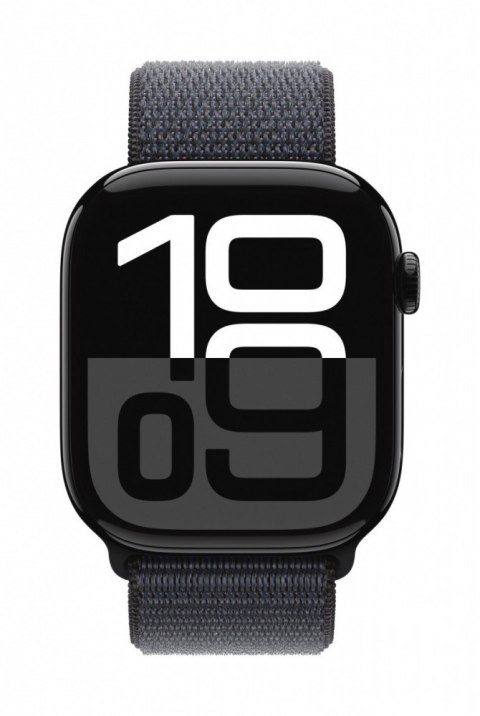 Apple Watch Series 10 GPS + Cellular, koperta 46 mm z aluminium w kolorze onyksu z opaską sportową w kolorze atramentowym Apple Watch Series 10 GPS + Cellular, koperta 46 mm z aluminium w kolorze onyksu z opaską sportową w kolorze atramentowym