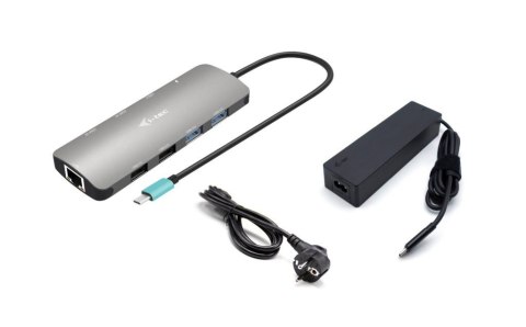 I-tec Stacja dokująca USB-C Metal Nano 2x Display Docking Station Power Delivery100W + Charger 100W I-tec Stacja dokująca USB-C Metal Nano 2x Display Docking Station Power Delivery100W + Charger 100W
