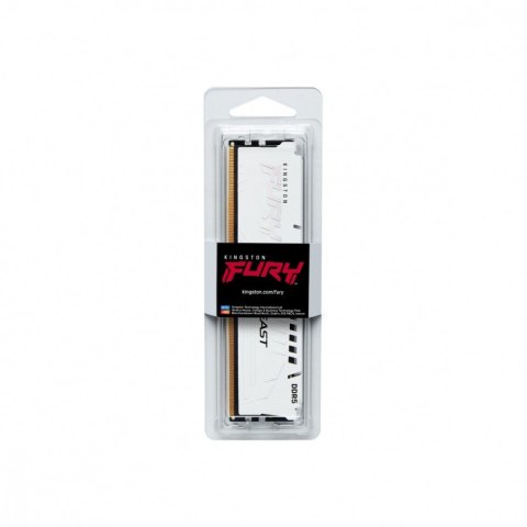 Kingston Pamięć DDR5 Fury Beast White 16GB(1*16GB)/6000 CL36 Kingston Pamięć DDR5 Fury Beast White 16GB(1*16GB)/6000 CL36