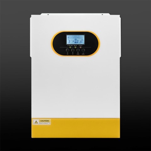 Qoltec Hybrydowy inwerter solarny Off-Grid 6.2kVA | 6.2W | 120A | MPPT |LCD | BMS | Sinus