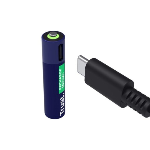 Trust Baterie akumulatory 2 sztuki AAA USB-C Trust Baterie akumulatory 2 sztuki AAA USB-C