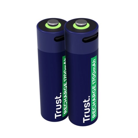 Trust Baterie akumulatory AA USB-C 2 sztuki Trust Baterie akumulatory AA USB-C 2 sztuki
