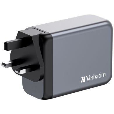 Verbatim Ładowarka GNC-200 32204 GaN 200W, PD 3.0, QC 3.0, 3x USB-C, 1x USB-A, UE/UK