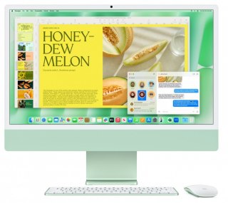 Apple IMac 24 cale: M4 10/10, 24GB, 512GB SSD - Zielony