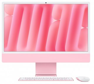 Apple IMac 24 cale: M4 8/8, 16GB, 256GB SSD - Różowy