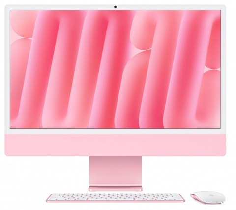 Apple IMac 24 cale: M4 8/8, 16GB, 256GB SSD - Różowy Apple IMac 24 cale: M4 8/8, 16GB, 256GB SSD - Różowy