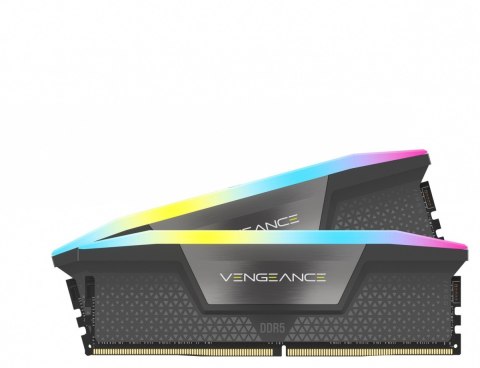 Corsair Pamięć DDR5 Vengeance RGB 32GB/6400 (2*16GB) CL36 AMD EXPO & Intel XMP Corsair Pamięć DDR5 Vengeance RGB 32GB/6400 (2*16GB) CL36 AMD EXPO & Intel XMP