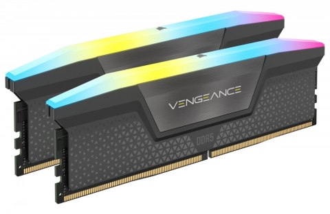 Corsair Pamięć DDR5 Vengeance RGB 32GB/6400 (2*16GB) CL36 AMD EXPO & Intel XMP Corsair Pamięć DDR5 Vengeance RGB 32GB/6400 (2*16GB) CL36 AMD EXPO & Intel XMP