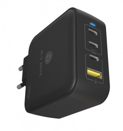 IcyBox Ładowarka IB-PS1040-PD 100 Watt, 2x Type-C, 2x Type-A IcyBox Ładowarka IB-PS1040-PD 100 Watt, 2x Type-C, 2x Type-A