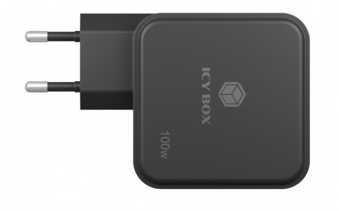 IcyBox Ładowarka IB-PS1040-PD 100 Watt, 2x Type-C, 2x Type-A IcyBox Ładowarka IB-PS1040-PD 100 Watt, 2x Type-C, 2x Type-A