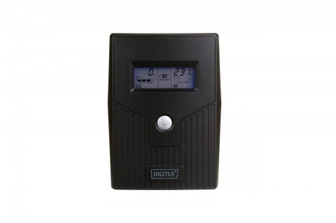 Digitus UPS Line-Ineractive LCD BASIC, 600VA/360W, 1x12V/7Ah, AVR, 2x Schuko CEE 7/3 Digitus UPS Line-Ineractive LCD BASIC, 600VA/360W, 1x12V/7Ah, AVR, 2x Schuko CEE 7/3
