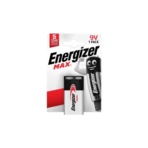 Energizer Bateria alkaliczna R9/6LR61 9V blister 1szt. ENERGIZER MAX Energizer Bateria alkaliczna R9/6LR61 9V blister 1szt. ENERGIZER MAX