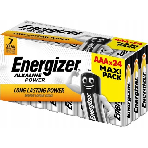 Energizer Baterie alkaliczne LR03/AAA BOX 24szt. Energizer Baterie alkaliczne LR03/AAA BOX 24szt.