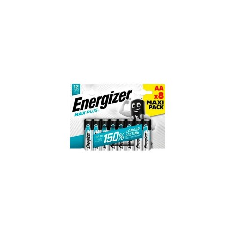 Energizer Baterie alkaliczne LR6/AA blister 8szt. ENERGIZER MAX PLUS Energizer Baterie alkaliczne LR6/AA blister 8szt. ENERGIZER MAX PLUS