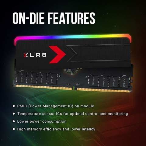 PNY Pamięć DDR5 32GB 6000 C36 2x16 MD32GK2D5600036XRGB