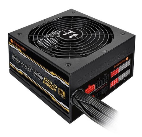 Thermaltake Zasilacz Smart SE 630W Modular (sprawność 80+ Gold dla 230V, 2xPEG, 140mm, Single Rail) Thermaltake Zasilacz Smart SE 630W Modular (sprawność 80+ Gold dla 230V, 2xPEG, 140mm, Single Rail)