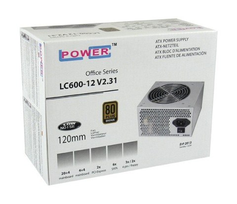 LC-POWER ZASILACZ 450W LC600-12 V2.31 80+ BRONZE LC-POWER ZASILACZ 450W LC600-12 V2.31 80+ BRONZE