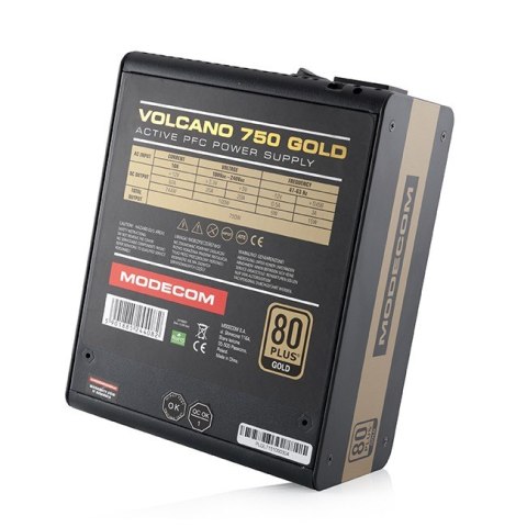 MODECOM Zasilacz VOLCANO 750 GOLD 120mm fan MODECOM Zasilacz VOLCANO 750 GOLD 120mm fan