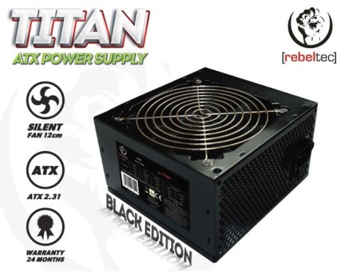 Rebeltec Zasilacz uniwersalny komputerowy ATX ver. 2.31 TITAN 400 Rebeltec Zasilacz uniwersalny komputerowy ATX ver. 2.31 TITAN 400