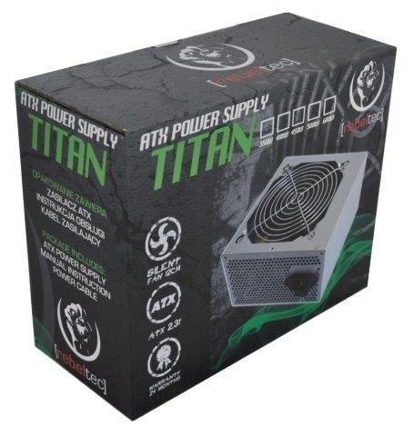 Rebeltec Zasilacz uniwersalny komputerowy ATX ver. 2.31 TITAN 400 Rebeltec Zasilacz uniwersalny komputerowy ATX ver. 2.31 TITAN 400