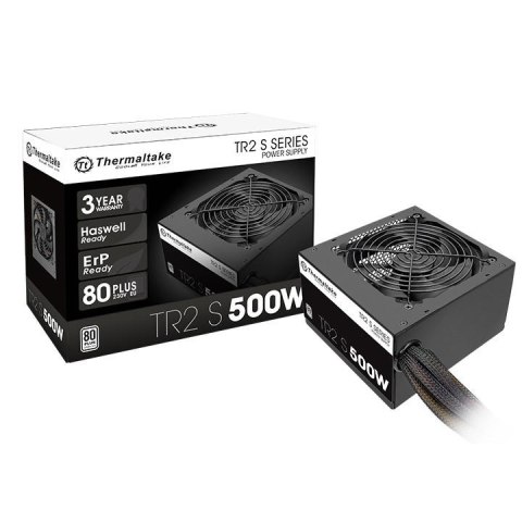 Thermaltake Chłodzenie TR2 S Black 500W (80+ 230V EU, 2xPEG, 120mm, Single Rail) Thermaltake Chłodzenie TR2 S Black 500W (80+ 230V EU, 2xPEG, 120mm, Single Rail)