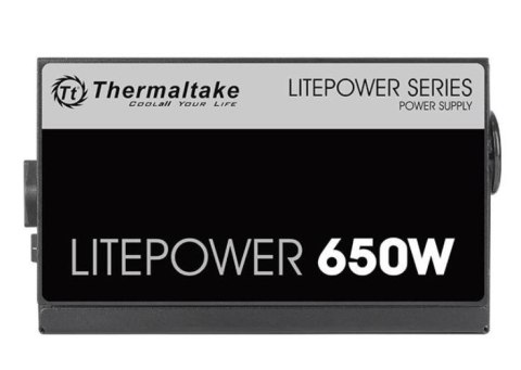 Thermaltake Litepower II Black 650W (Active PFC, 2xPEG, 120mm, Single Rail) Thermaltake Litepower II Black 650W (Active PFC, 2xPEG, 120mm, Single Rail)