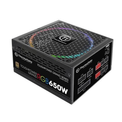 Thermaltake Zasilacz Toughpower Grand RGB Sync 650W Mod.(80+ Gold, 4xPEG, 140mm) Thermaltake Zasilacz Toughpower Grand RGB Sync 650W Mod.(80+ Gold, 4xPEG, 140mm)