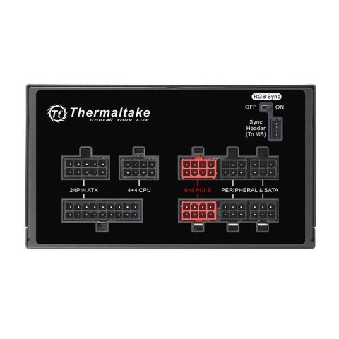 Thermaltake Zasilacz Toughpower Grand RGB Sync 650W Mod.(80+ Gold, 4xPEG, 140mm) Thermaltake Zasilacz Toughpower Grand RGB Sync 650W Mod.(80+ Gold, 4xPEG, 140mm)