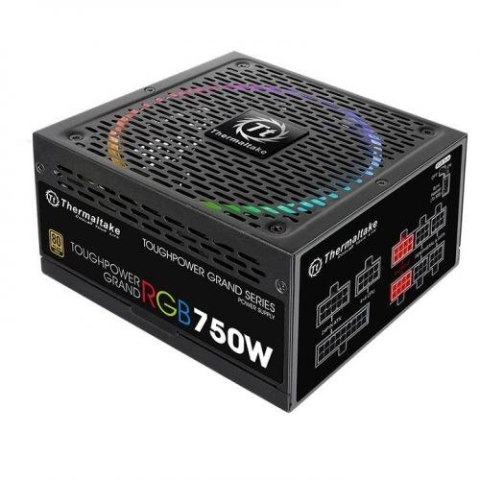 Thermaltake Zasilacz Toughpower Grand RGB Sync 750W Mod.(80+ Gold, 4xPEG, 140mm) Thermaltake Zasilacz Toughpower Grand RGB Sync 750W Mod.(80+ Gold, 4xPEG, 140mm)
