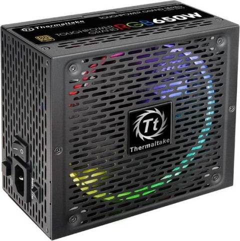 Thermaltake Zasilacz modularny Toughpower Grand RGB 650W (80+ Gold, 4xPEG, 140mm) Thermaltake Zasilacz modularny Toughpower Grand RGB 650W (80+ Gold, 4xPEG, 140mm)