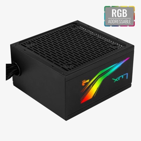 AeroCool Zasilacz LUX RGB 650W 80+Bronze N.MODULAR ATX EU AeroCool Zasilacz LUX RGB 650W 80+Bronze N.MODULAR ATX EU