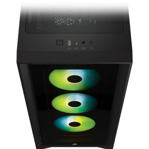 Corsair Obudowa iCUE 4000X RGB TG Mid Tower czarna