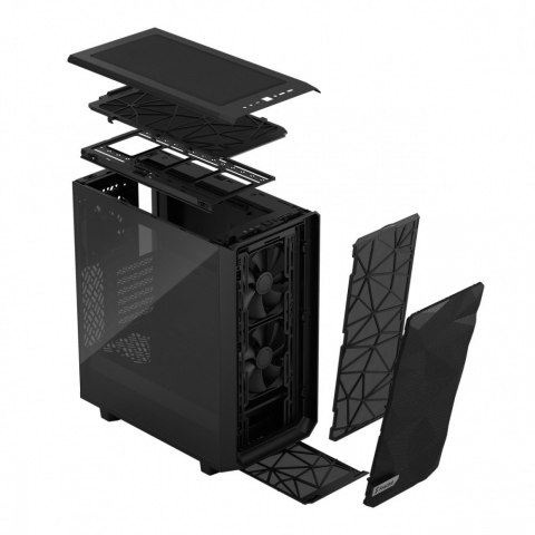 Fractal Design Obudowa Meshify 2 Compact Black TG Light Tint Fractal Design Obudowa Meshify 2 Compact Black TG Light Tint