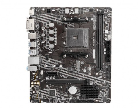 MSI Płyta główna A520M-A PRO AM4 2DDR4 DVI/HDMI USB 3.2 mATX MSI Płyta główna A520M-A PRO AM4 2DDR4 DVI/HDMI USB 3.2 mATX