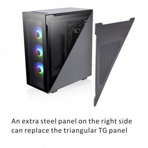 Thermaltake Obudowa - Divider 500 ARGB Tempered Glass - Czarna Thermaltake Obudowa - Divider 500 ARGB Tempered Glass - Czarna