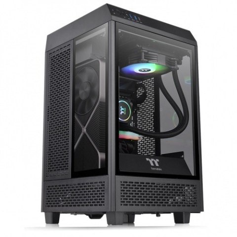 Thermaltake Obudowa - The Tower 100 Mini - Black Thermaltake Obudowa - The Tower 100 Mini - Black