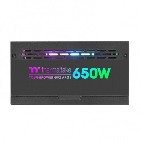 Thermaltake Zasilacz - ToughPower GF2 ARGB 650W Modular 80+ Gold Thermaltake Zasilacz - ToughPower GF2 ARGB 650W Modular 80+ Gold