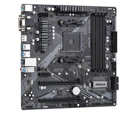 ASRock Płyta główna B450M PRO4 R2.0 AM4 4DDR4 HDMI uATX ASRock Płyta główna B450M PRO4 R2.0 AM4 4DDR4 HDMI uATX