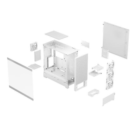 Fractal Design Obudowa Pop XL Air RGB White TG Clear Tint