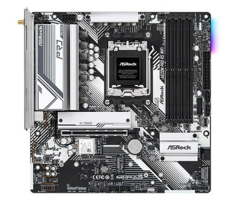 ASRock Płyta główna A620M PRO RS WIFI AM5 4DDR5 HDMI/DP M.2 mATX ASRock Płyta główna A620M PRO RS WIFI AM5 4DDR5 HDMI/DP M.2 mATX