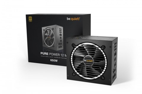 Be quiet! Zasilacz Pure Power 12 M 650W ATX 3.0 GOLD Be quiet! Zasilacz Pure Power 12 M 650W ATX 3.0 GOLD