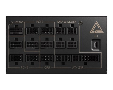 MSI Zasilacz MEG Ai1300P PCIE5 1300W 80PLUS PLATINUM F.MODULAR MSI Zasilacz MEG Ai1300P PCIE5 1300W 80PLUS PLATINUM F.MODULAR
