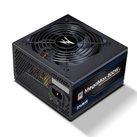 Zalman Zasilacz MegaMax 800W V2 80+ STD EU ZM800-TXII Zalman Zasilacz MegaMax 800W V2 80+ STD EU ZM800-TXII